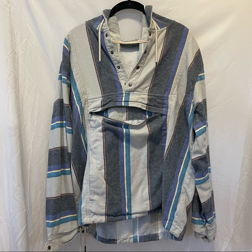 Striped beach hoodie